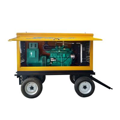 China 100KW Diesel Generator Set With Canopy And Bocreat Brand Weifang Power (R6105AZLD) 2350*720*1300MM for sale