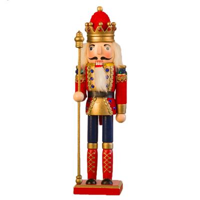 China Manufacturer 30CM Luxury Wooden Christmas Nutcracker, Christmas Solider 1 Feet Nutcracker Wholesale for sale