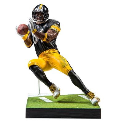 China Artificial Custom Make Resin Craft Football Celebrity Statue Figure For Souvenir for sale