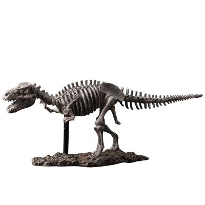 China Luxury Factory Direct Custom Resin Crafts Ornaments Simulation Dinosaur Fossil Skeleton Ornaments for sale