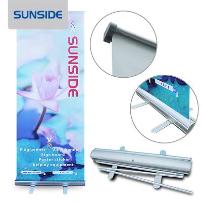 China Trade Show Double Sided Roll Banner Stand / Aluminum Roll Up Banner for sale