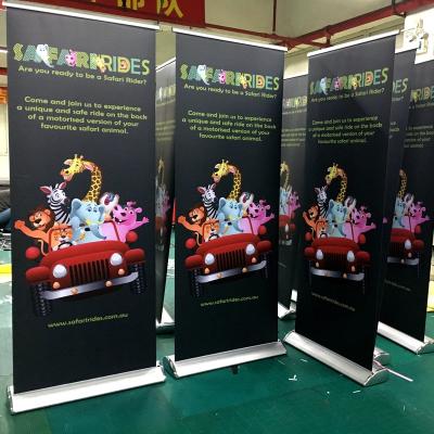 China 2018 Indoor Trade Show China Factory Price Retractable Roll Up Stand Banner for sale