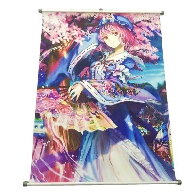 China Custom Feature Polyester Fabric Wall Hanging Banner Roll for sale