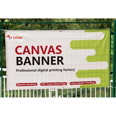 China Outdoor Waterproof Printing Fence Waterproof Advertising Hanging Banner for sale