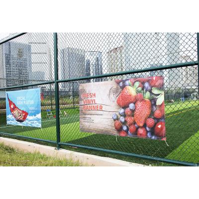 China Easy Install Wholesale Backdrop Advertising Banner Printing Custom Mesh Fabric Banners for sale