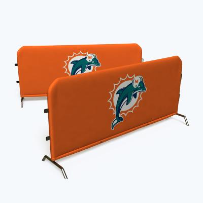 China Reusable Custom Printed Barricade Banners Barricade Covers For Branding And Advertising for sale