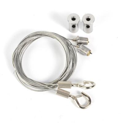 China Hanging System And Display Stainless Steel Wire Lifting Sling Suspension Cable Kit For Ceiling Light Hanging for sale