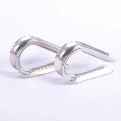 China Industrial Stainless Steel Thimble U Bolt Suitable For Wire Rope for sale