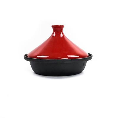 Chine Le pot à cuire sans eau de fondue de fromage a émaillé la fonte Tajine à vendre