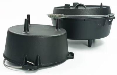 Chine Pot 24.5X13.5 de fonte d'émail d'OEM » pour la cuisine familiale et le camping à vendre