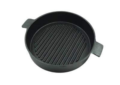 Κίνα OEM ODM Cast Iron Frying Pan 24.5/26.5cm BSCI For Induction Stove Tops προς πώληση