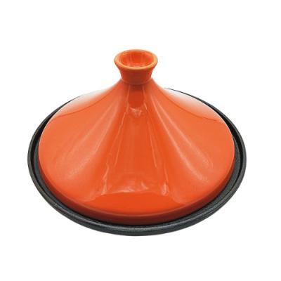 China 3.3 QT Enameled Cast Iron Tajine Cooking Pot Safe Stovetop for sale