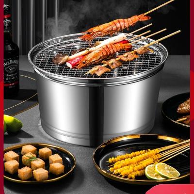 China Draagbare BBQ-grillkachel van roestvrij staal 29 cm voor kamperen Te koop