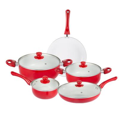 China 5 Pcs Nonstick Aluminum Frying Pan Cookware Set for sale