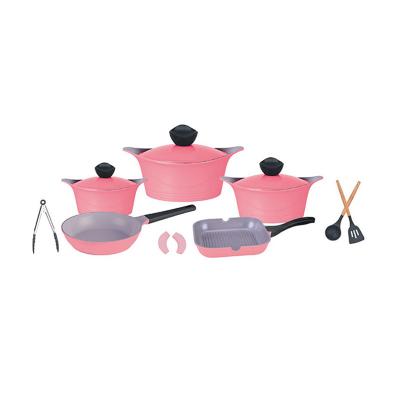 China Fabriek Direct Kookpot Set Kookgerei Potten En Panen Kookgerei Sets Kook Te koop