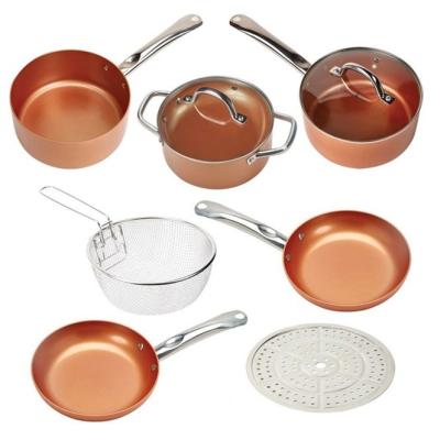 China High Quality 11 Piece Cast Aluminum Non-Stick Kitchen Cookware Sets for sale