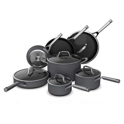 China OEM Stainless Steel casserole ＆ Frying Pan 12 Piece Set Te koop