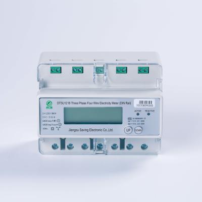 China Active Level 1 Accuracy Prepaid Electronic Energy Meter for 50-60Hz Frequency Range and 25-55 Degree for sale