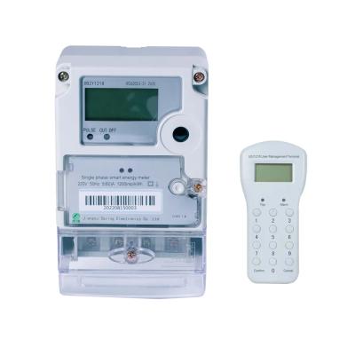 China 0.6Kg Lightweight Prepaid Electricity Meter with Keypad LCD Display for sale