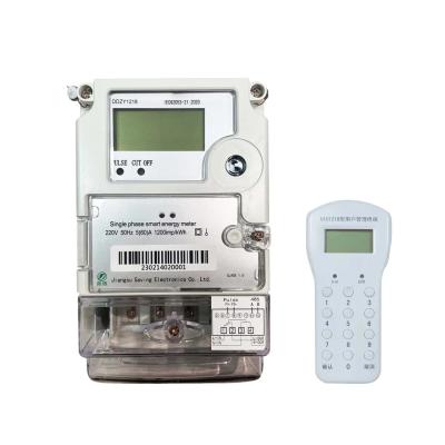 China RS485 Modbus GSM Communication Prepaid Meter with Keypad and Black LCD Display for sale