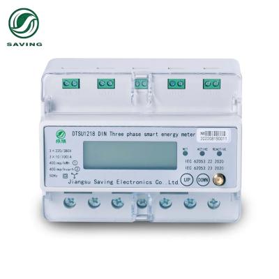 China 220v three phase wifi smart energy meter power -40C- 70C Power Consumption 2W for energy consumption optimization for sale