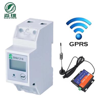 China Medidor inteligente de fase única de 2p Din Rail de alta precisión con clase de precisión 1.0 y rango de corriente 1.5 6 A en venta