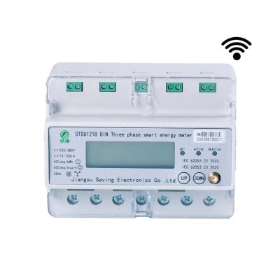 China 220v three phase wifi smart energy meter power for Energy Consumption Management Current Range 5 60 A for sale