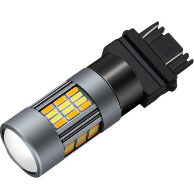 China Wholesale Turn Light Double Color S25 Ba15s 1156 1157 3156 3157 T25 7440 7443 Led 4014 62SMD Car Brake Reverse Light DJ055-3157 for sale