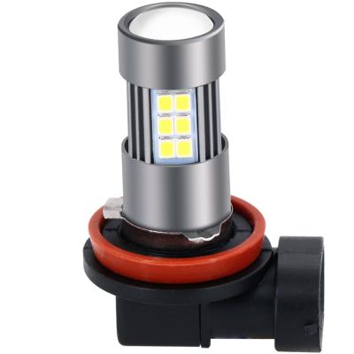 China Led Fog Light Factory Wholesale 4.6W 509LM 9005 9006 H8 H11 Led 2835 Auto Fog Lights 27SMD Car Headlight Bulbs DJ081 for sale