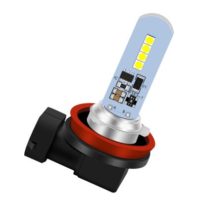 China Fog Light High Power 5.5W 478LM H4 H7 H8 H11 Led Headlight Bulb 3030 Car 8SMD Led Fog Lights DJ033-H11 for sale