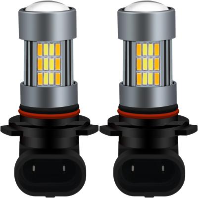 China 62SMD Amber Bulbs Car Projector Headlight White Color DJ055-9006 Led Fog Lights HB3 9005 HB4 9006 Super Bright Dual Fog Lights 4014 for sale