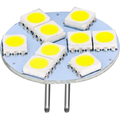 China Wholesale LANDSCAPE 12V 99LM G4 Led 5050 9SMD Amber Bulb Marine Housing Light white vhecal with rear needle DJ228 for sale