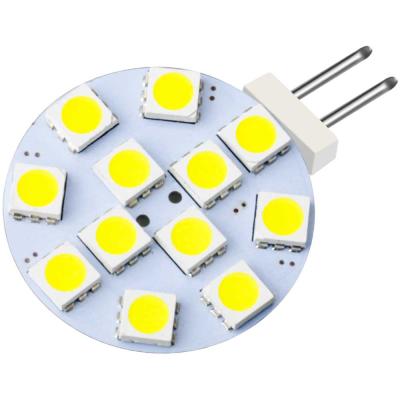 China Marine Yacht Led OEM ODM 12V 159LM G4 Led Side 5050 12SMD Pin G4 Marine Boat Light 6377K DJ229 for sale