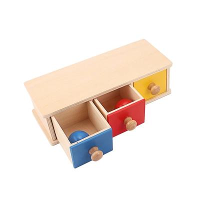 China Montessori Newborn Material Children's Bin Education Wooden Educational Toys for sale