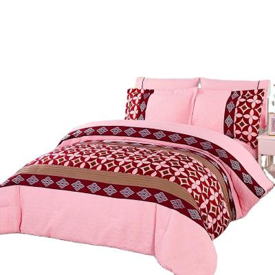 China Custom Made 100% Polyester Printing Bedding Sheets Comforter Set Nondisposable With Low Price for sale