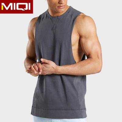 China Private Label QUICK DRY Men's Breathable Sleeveless Shirts Loose Yoga Tank Tops Gyms Wear ECO Clothing Mens Gym Vest for sale