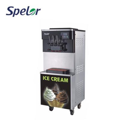 China Various Good Quality 2021 New Professional China 3 Flavors Soft Ice Cream Machine Commercial Commercial for sale