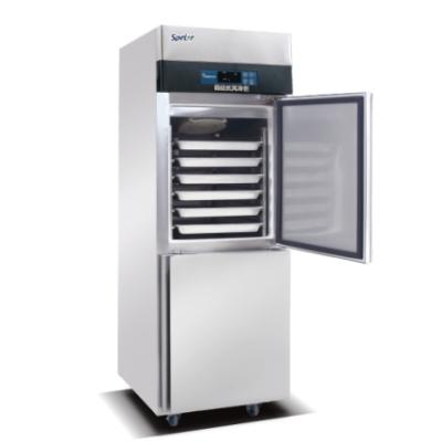 China Refrigeartion Stainless Steel Fast Commercial Upright Heat Dissipation Display Freezer for sale