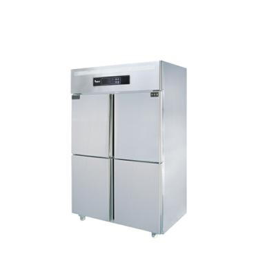 China Double-temperature global agency direct cooling imported stainless steel compressor commercial refrigerators for sale