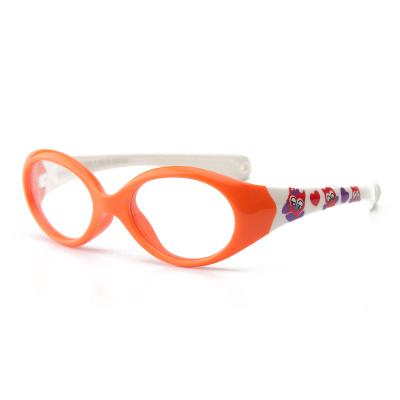 China New Fashion Fashion Cartoon Oval Shape Outdoor Sports Silicone Children's Glasses for sale