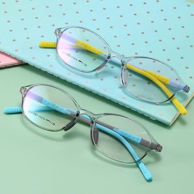 China 2021 Fashion New Fashion TR90 Sunglasses Frame Optical Glass Lens Glasses Boy Girl Kids Light Protective Eyewear High Quality for sale