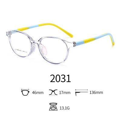 China Fashion Sunglasses TR90 Silicone Frame Anti Glass Kids Boy Girl Children Light Blue Protective Eyewear High Quality for sale