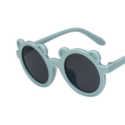 China Fashionable high fashion flexible Sunglass children's high quality cartoon boys sunglasses wholesale for sale