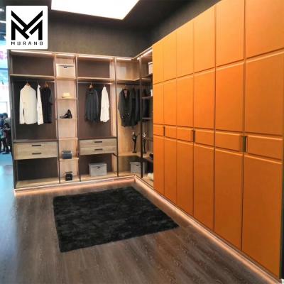 China Luxury Modern Walk In Visible/Invisible Walk In Closet Wardrobe Closet Storage Modern Walk In Wardrobe for sale