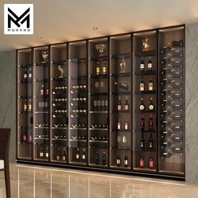 China Home Furniture Obvious/Invisible High Gloss Buffet Bars/Modern Beverage Liquor Glass Wine Storage Cabinet Bar Furniture for sale