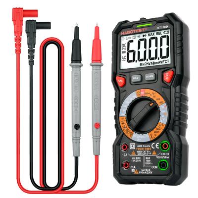 China Dropshipping HABOTEST HT118D Multimeter 6000 Counts Multimetro Diode Test Digital Multimeter Capacitance Meter Digital Multimeter CE HT118D for sale