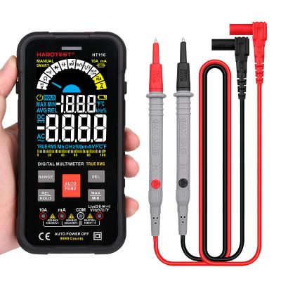 China (Smart AC/DC HABOTEST HT116 Voltage Electronics Multimeter Capacitance Meter Multimetro Temperature Tester Diode Test CE for sale