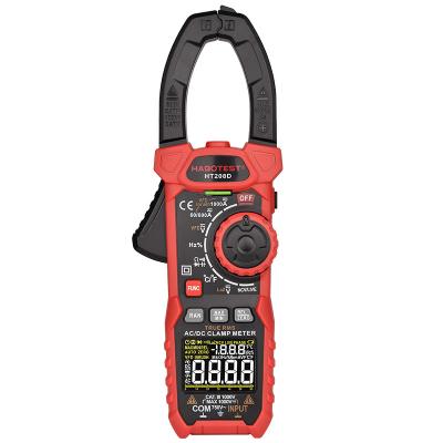 China HABOTEST HT208D Digital Flange Meter 6000 Counts AC DC Clamp Meter Amperimetro CE RoHS HT208D for sale