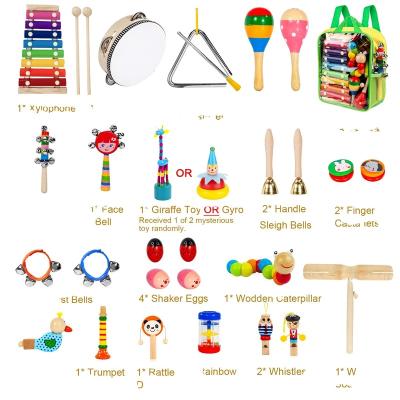 China Wanhua Educational Custom Baby Toy Wooden Musical Instruments For Children for sale