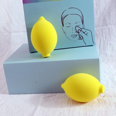 China Super Soft And Cute Fruit Foundation Makeup Sponge Set Makeup Latex Makeup Egg Xh078 for sale